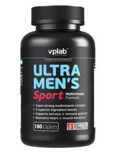 Витаминный комплекс VPLAB Ultra Men's Sport Multivitamin Formula 180 капс
