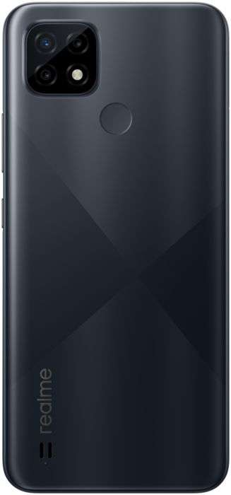 Смартфон Realme C21 4+64 Gb чëрный + наушники в подарок Jays x-Five Wireless