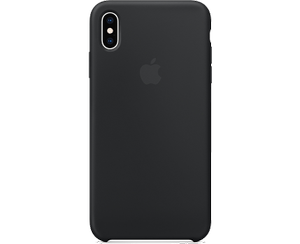 Клип-кейс Apple iPhone XS Max силиконовый MRWE2ZM/A Black