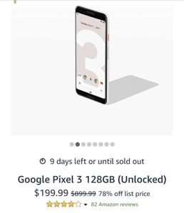 Google Pixel 3 128GB, Pink, Новый (нет прямой доставки)