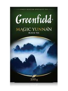 4 уп. черного чая Greenfield Magic Yunnan по 200 г