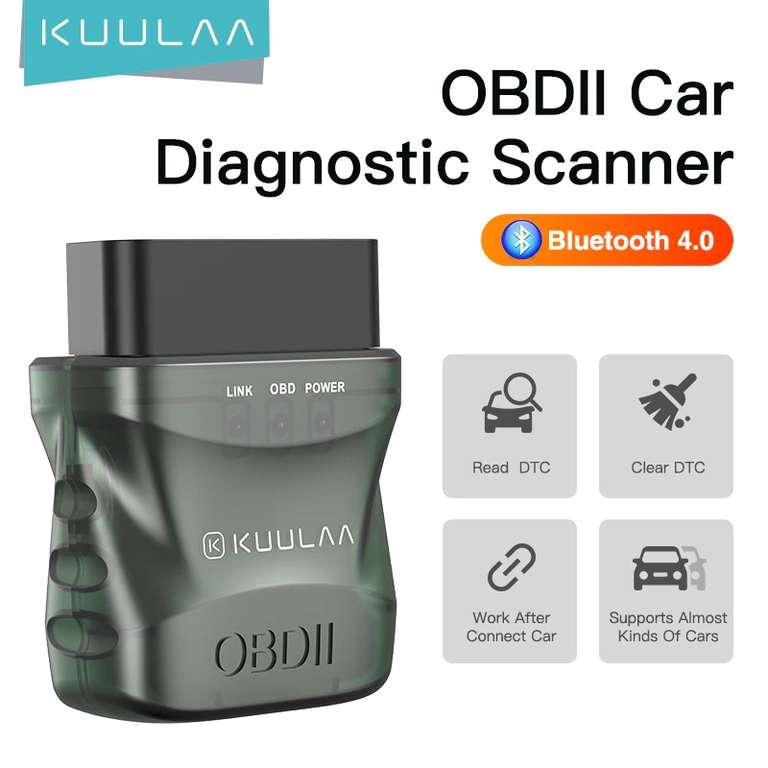 Автомобильный диагностический сканер KUULAA KL-DW006 (Bluetooth 4.0)