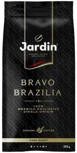 4 пачки молотого кофе Jardin Bravo Brazilia, 250 гр (138₽ за пачку)