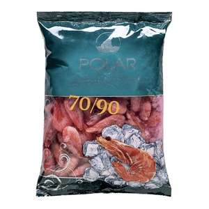 Креветки POLAR варено-мороженые 70/90, 1 кг