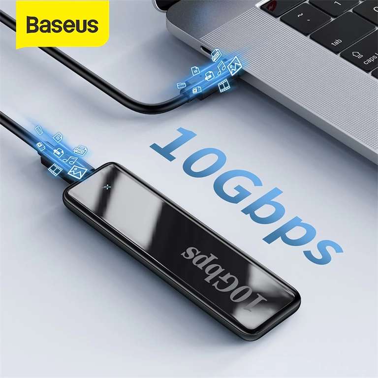 Корпус Baseus для SDD NVME Type C USB 3,1 10 Гбит/с.