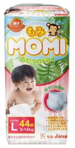 Подгузники трусики Momi, при покупке 3х упаковок (напр. 3 уп. Momi трусики M 6-10 кг 44 шт)