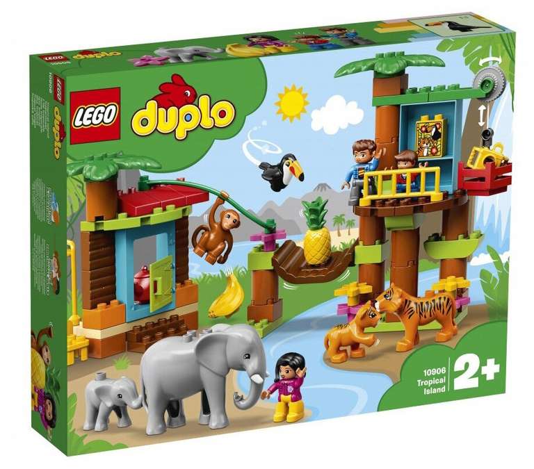 Конструктор LEGO DUPLO 10906 Тропический остров + еще в описании