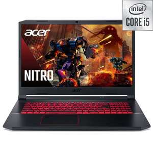 Ноутбук игровой Acer Nitro 5 AN517-52-571M NH.Q82ER.00H 17.3"/1920x1080/Intel Core i5 10300H/RAM 12 Гб/GeForce GTX 1650 Ti 4GB/SSD 512 Гб