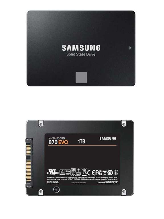 SSD Samsung 870 EVO 1000Gb MZ-77E1T0BW SATA III 2.5"