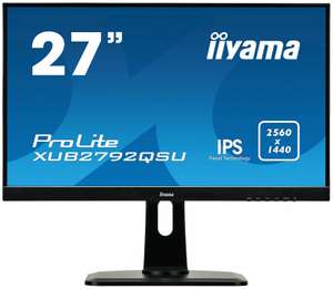 Монитор Iiyama ProLite XUB2792QSU-1 27", IPS, 2560x1440, 75 Гц