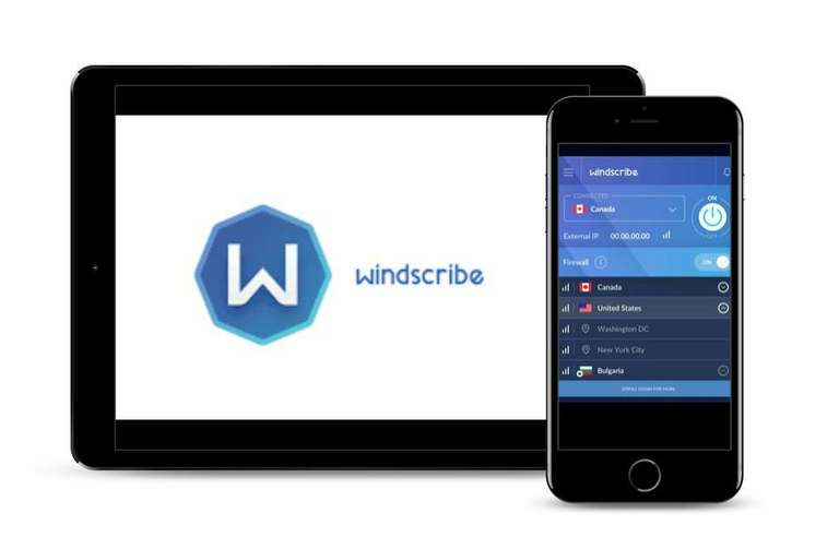 Windscribe VPN: 20 ГБ в месяц бесплатно