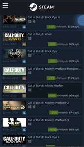 В Steam распродажа серии Call of Duty - 50% на примере CoD 4