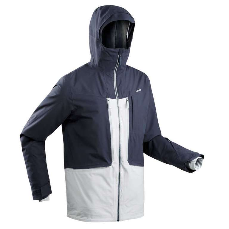 Куртка горнолыжная для фрирайда мужская темно-синяя FR 500 Wedze