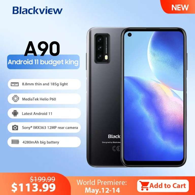 Смартфон Blackview A90 4+64