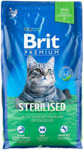 Сухой корм для стерилизованных кошек Brit Premium, с курицей 8 кг