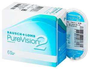 Контактные линзы Bausch & Lomb PureVision 2 HD (6 линз)