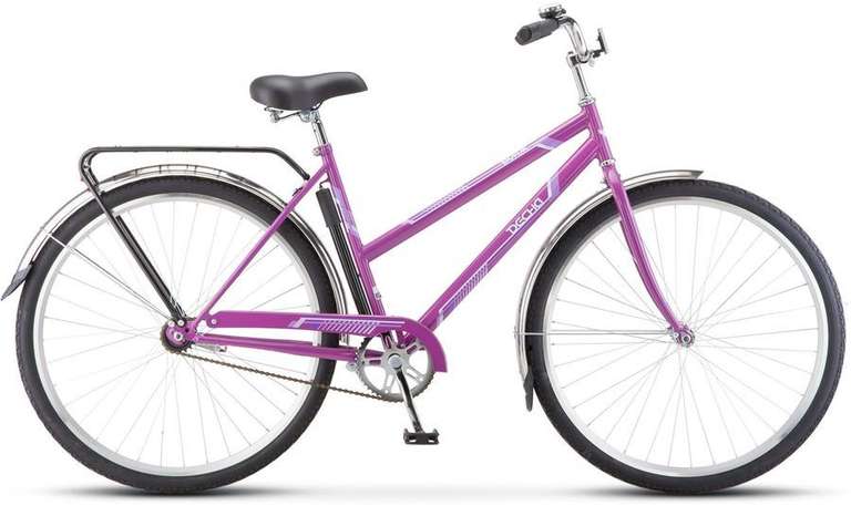 Велосипед Десна Вояж Lady 28 (Z010) городской рам.:20" кол.:28" фиолетовый 16.1кг (LU070621)