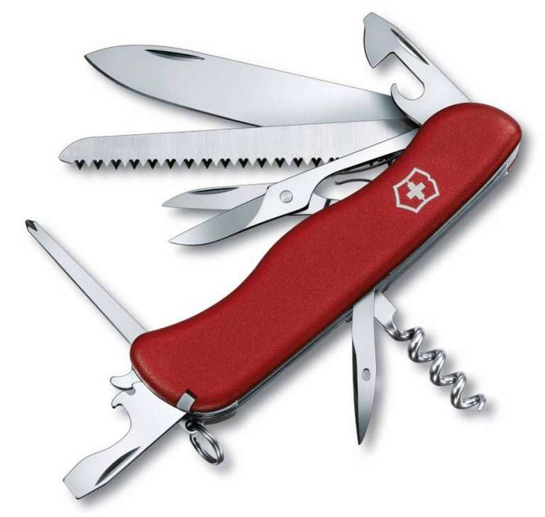 Складной нож VICTORINOX Outrider, 14 функций, 111мм, красный