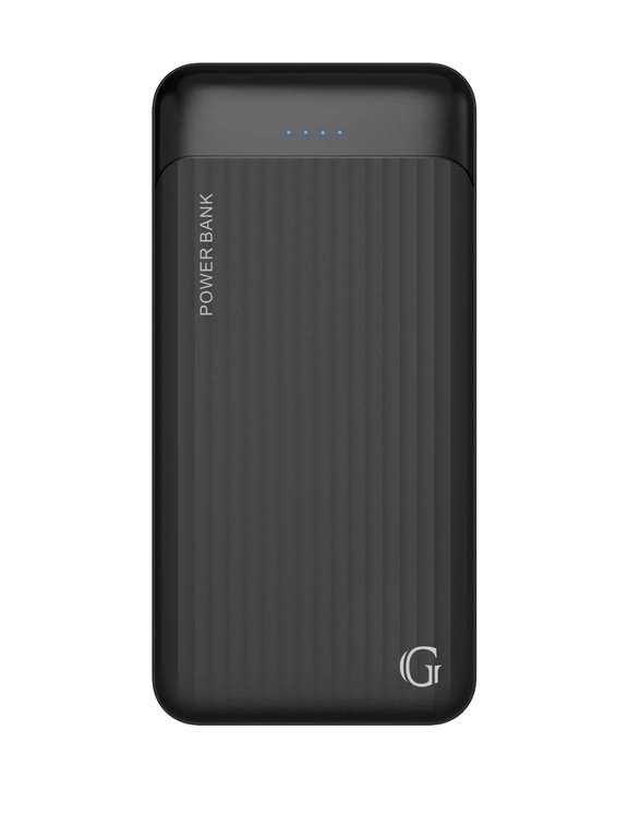 Внешний аккумулятор Gurdini Wave Series GPUW-02B 20000mAh 2 USB