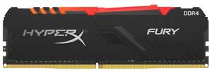 Оперативная память HyperX Fury RGB 8GB DDR4 3200MHz DIMM 288pin CL16 HX432C16FB3A/8