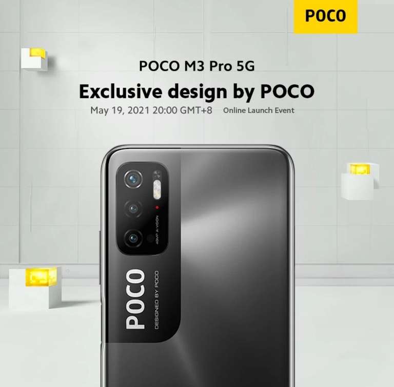 Смартфон POCO M3 Pro 5G 4+64GB (при наличии купона продавца на 10$=757₽)