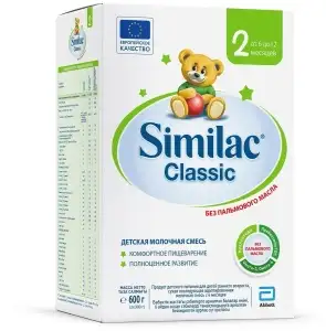 Молочная смесь Similac Классик 2, 6-12 месяцев, 600 г