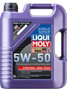 Синтетическое моторное масло Liqui Moly Synthoil High Tech 5W50 4 литра