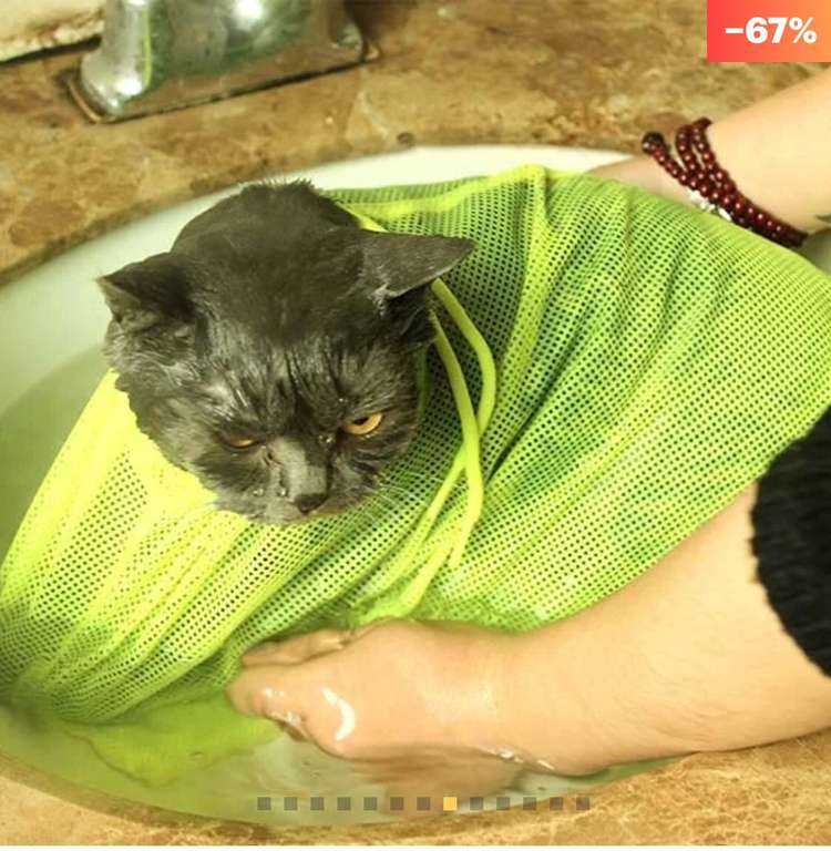 Мешок  для мытья кота