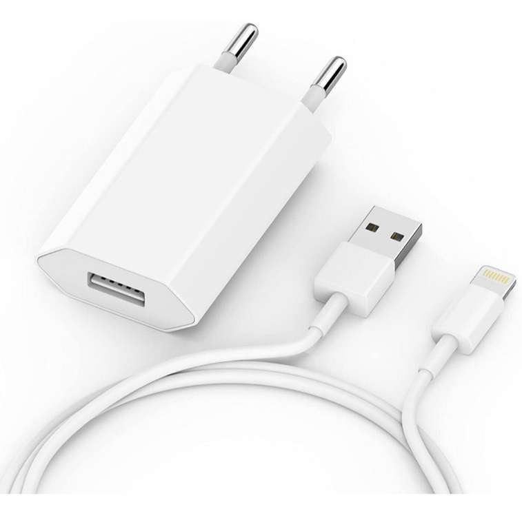 Зарядное устройство USB-Lightning Futuronica c кабелем для Apple iPhone, iPad, iPhone, iPod 1 м