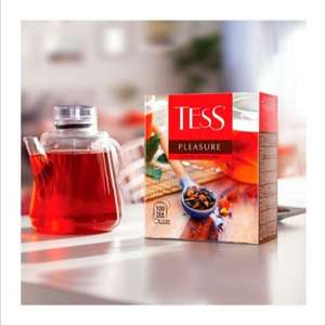 Чай чёрный Tess Pleasure в пакетиках 100 шт