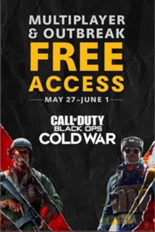 [Xbox One, PC, PS] Бесплатные выходные Call of Duty Black Ops Cold War