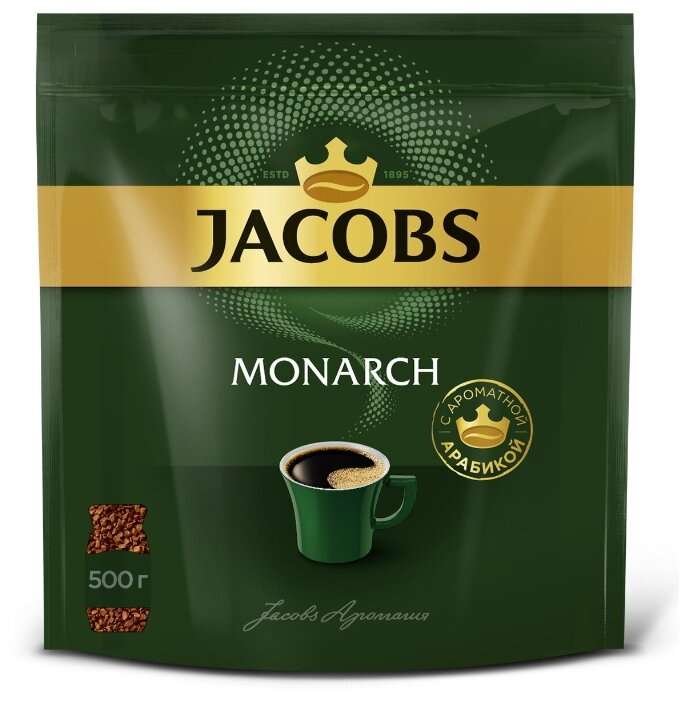 4 уп. кофе Jacobs Monarch (509₽ по акции 3=4) + другой