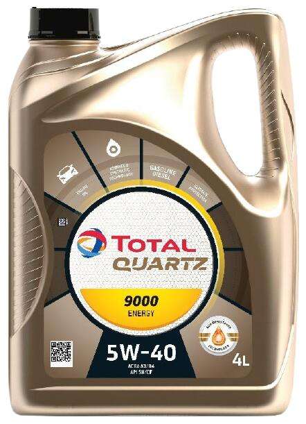 Синтетическое моторное масло TOTAL QUARTZ 9000 ENERGY 5W40 4 л + другие автотовары