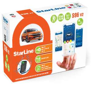 Автосигнализация StarLine S96 v2 2CAN+4LIN 2SIM GSM/GPS+ГЛОНАСС