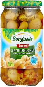 Шампиньоны Bonduelle целые маринованные 540 г (4 шт по цене 3 - 139₽ за 1шт)