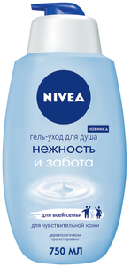 Гель-уход для душа Nivea Нежность и забота