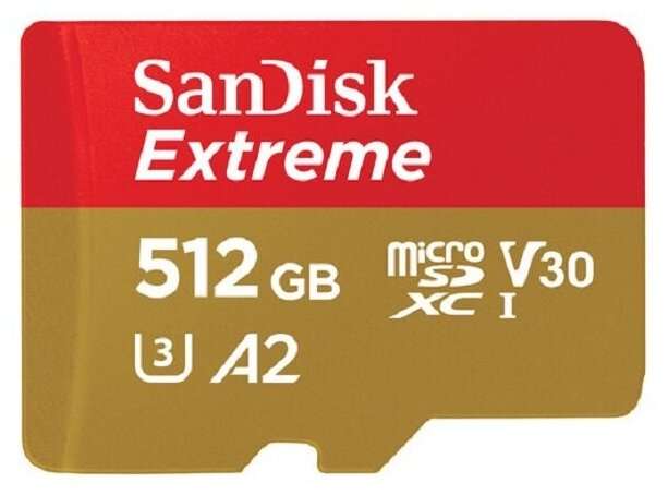 [Мск и МО] Карта памяти SanDisk Extreme microSDXC Class 10 512 Gb