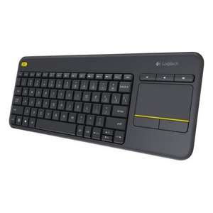 Клавиатура Logitech Keyboard K400 Wireless Touch Plus Black