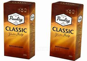 Кофе молотый Paulig Classic, 250г 2 пачки (126 рублей за пачку) на TMall