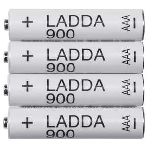 АКБ AAA IKEA Ladda 900mah 4 шт.