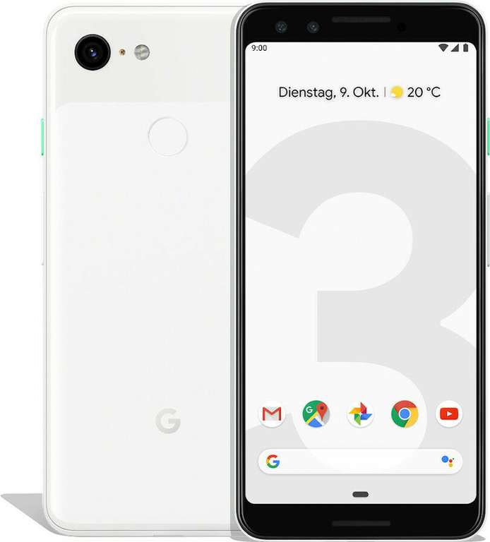 Смартфон Google Pixel 3 64GB (Unlocked, Clearly White) (3XL в описании)