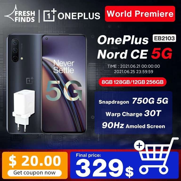 Смартфон OnePlus Nord CE 5G 8/128