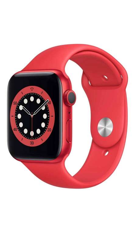 [СПб и Л.О] Apple Watch Series 6 GPS 44мм Aluminum Case with Sport Band, (PRODUCT)RED