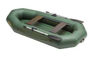 Надувная лодка Leader Компакт 270 НД, зеленый