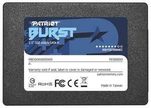 Твердотельный накопитель Patriot Memory Burst 480 GB PBU480GS25SSDR