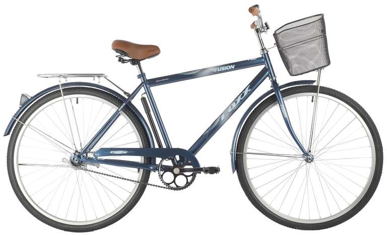 Городской велосипед Foxx Fusion 28 (2021) синий 20"