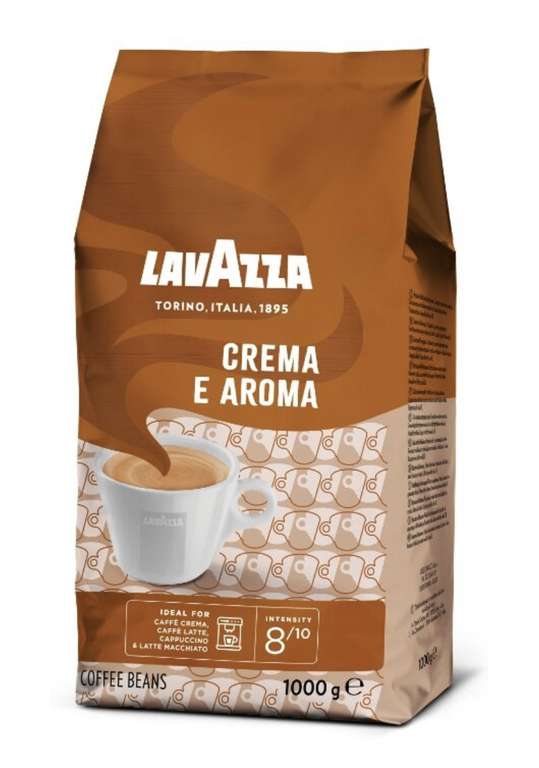 Кофе в зернах Lavazza Crema e Aroma 1 KG, 1 кг, 4 пачки