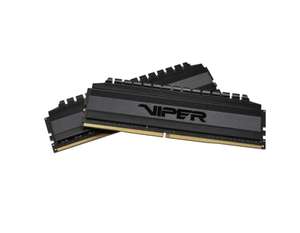 Оперативная память Patriot Memory VIPER 4 BLACKOUT 32GB (16GBx2) DDR4 3600MHz DIMM 288-pin CL18 PVB432G360C8K