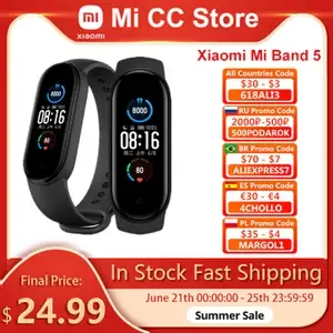 Смарт-браслет Xiaomi Mi Band 5 Глобалка без NFC