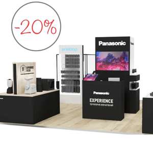 Скидка 20% в официальном интернет-магазине Panasonic
